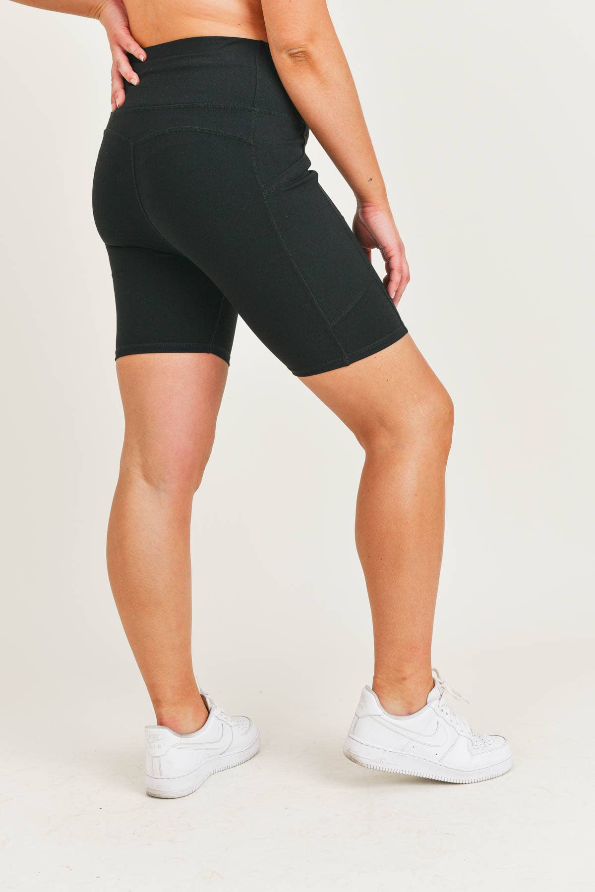 PLUS Biker Shorts in Black