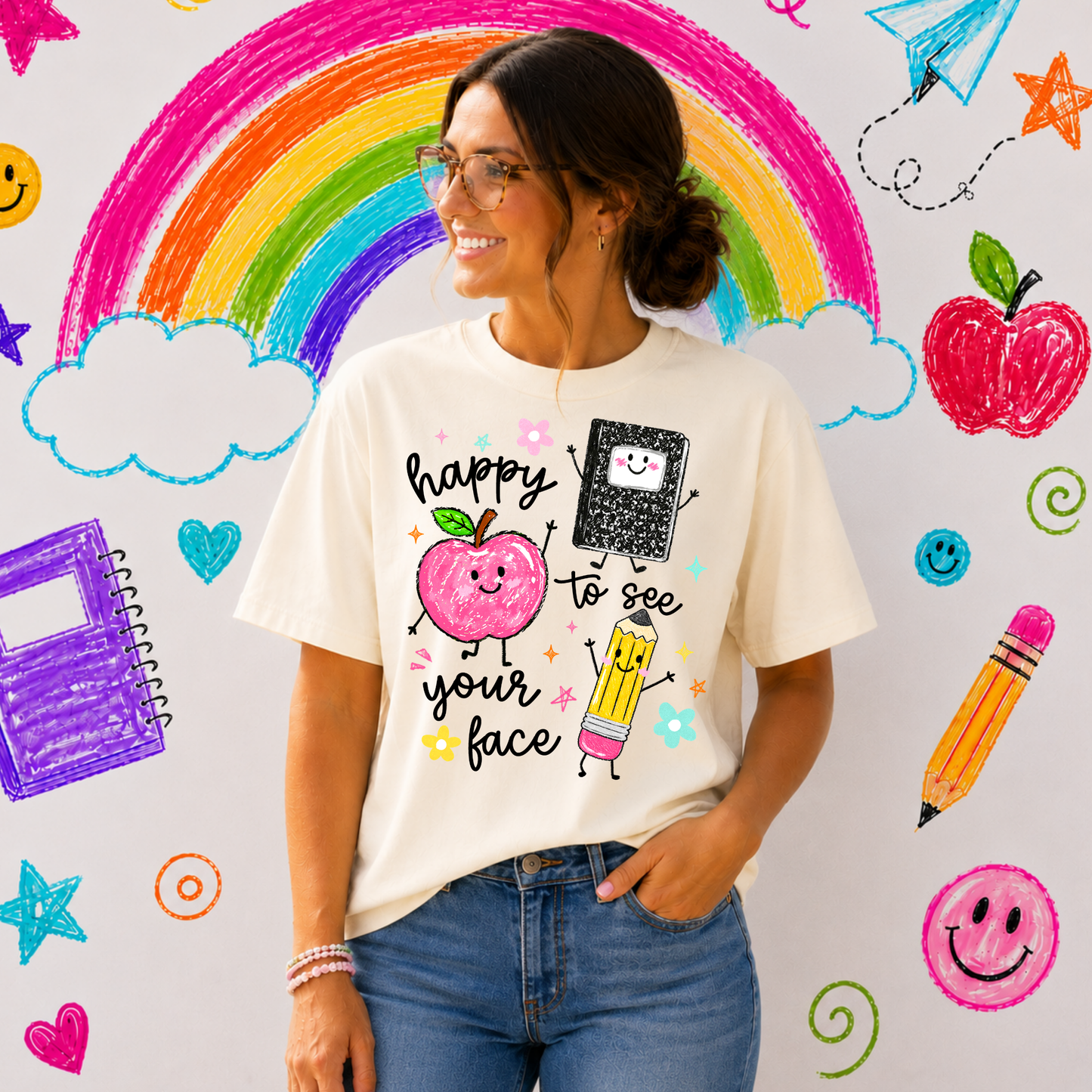 Graphic - Happy to See Your Face