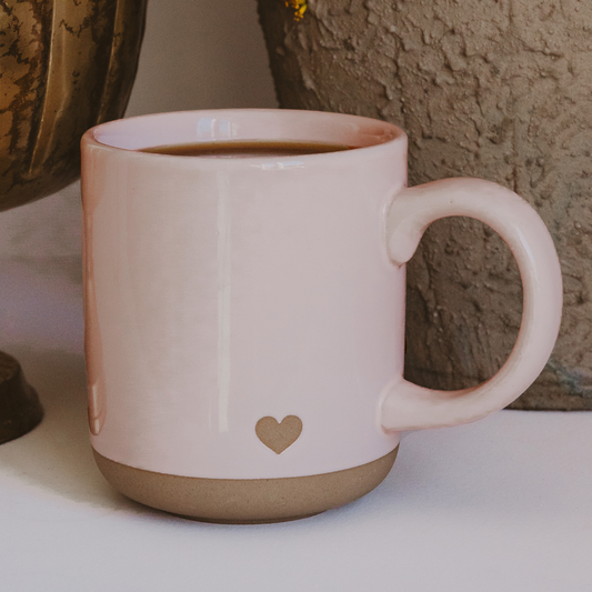 Pink Heart Coffee Mug