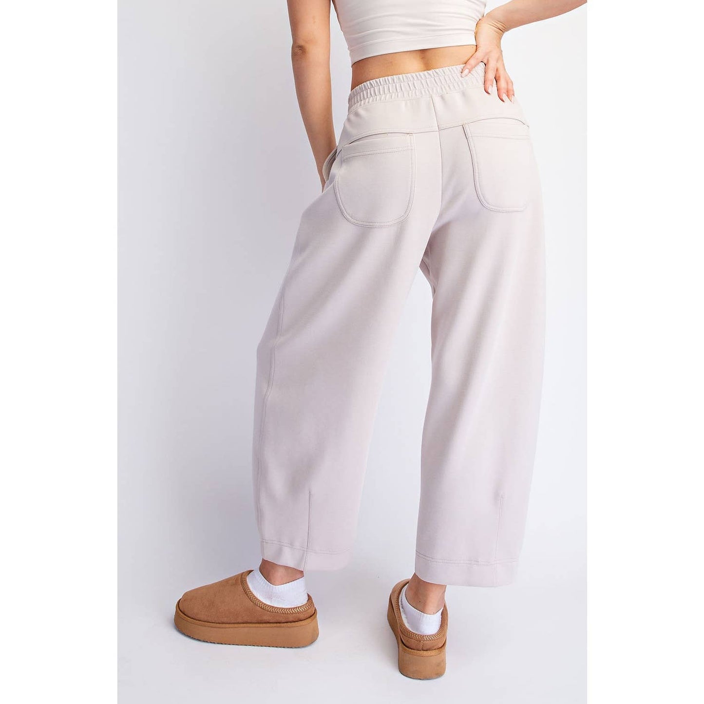 Barrel Scuba Lounge Pants in Cream