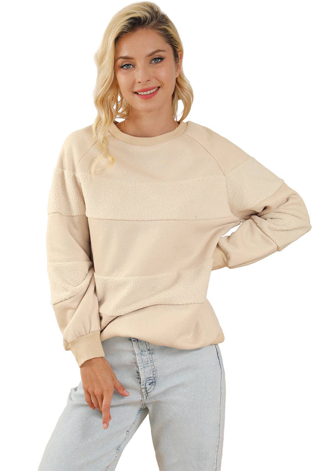 Two-Tone Crew in Oatmeal