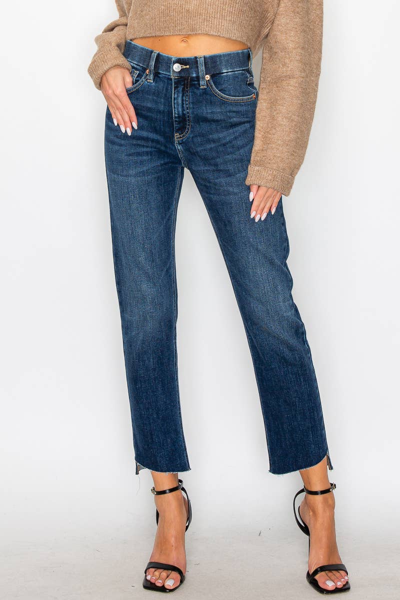 Tummy Control High Rise Denim in Dark Wash