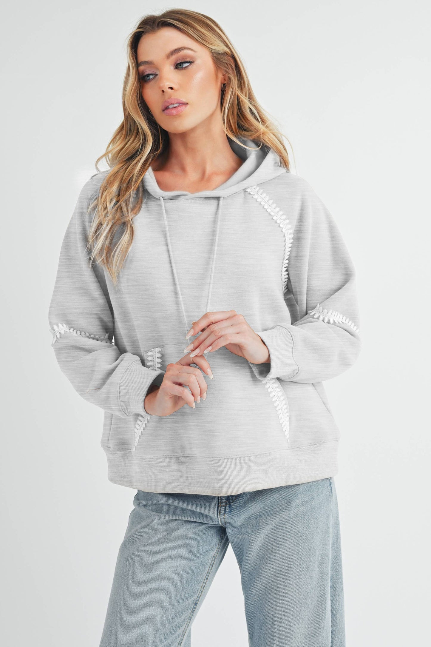 Didi Contemporary Hoodie in Heather Gray