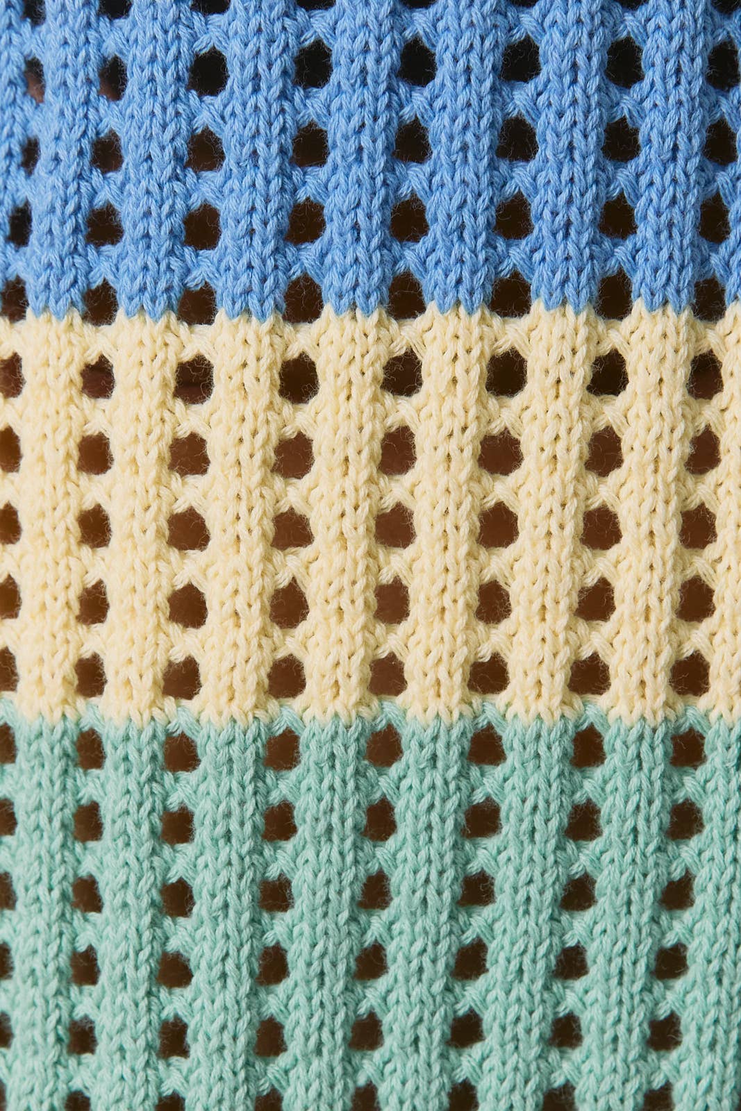 Open Knit Striped Tank