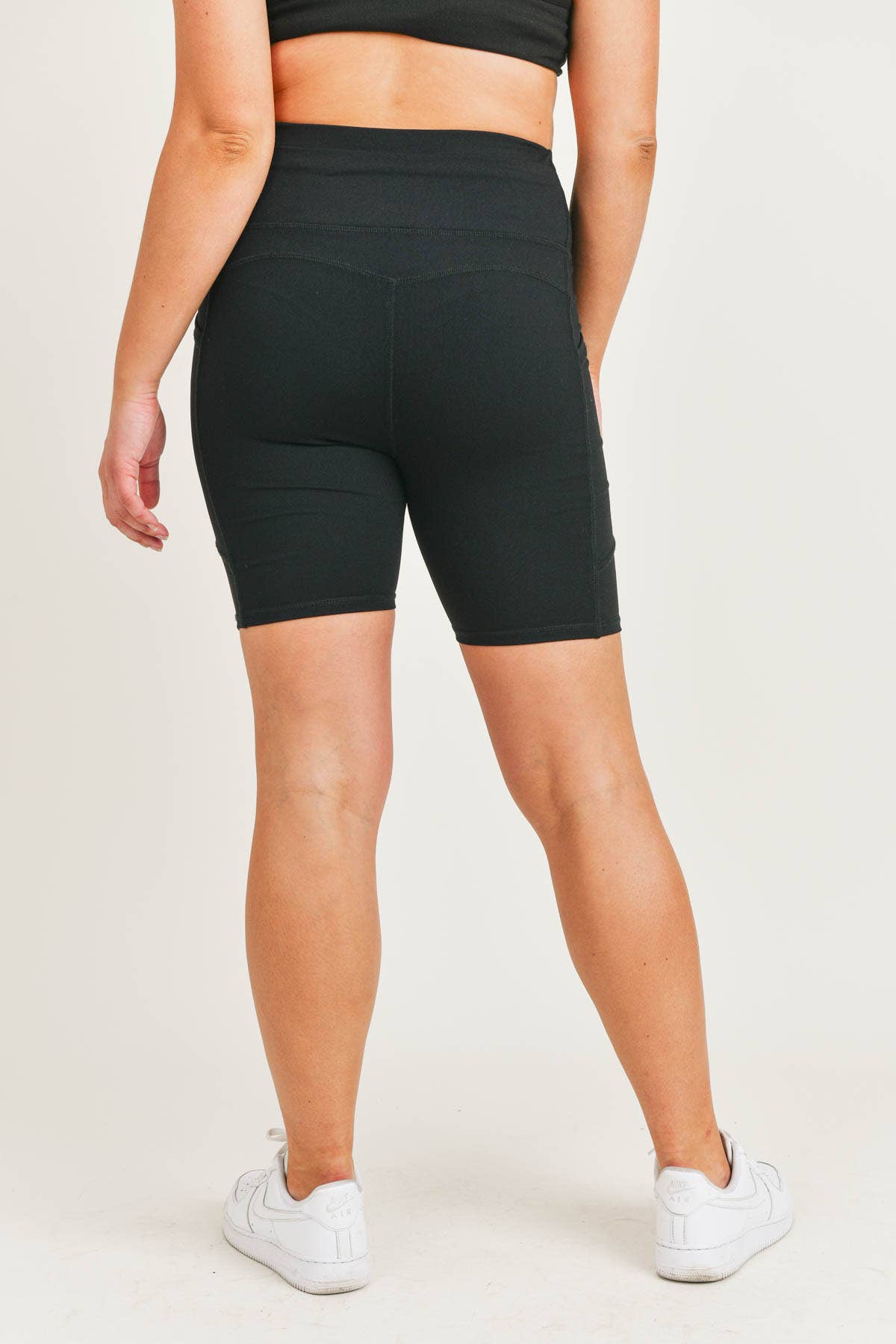 PLUS Biker Shorts in Black