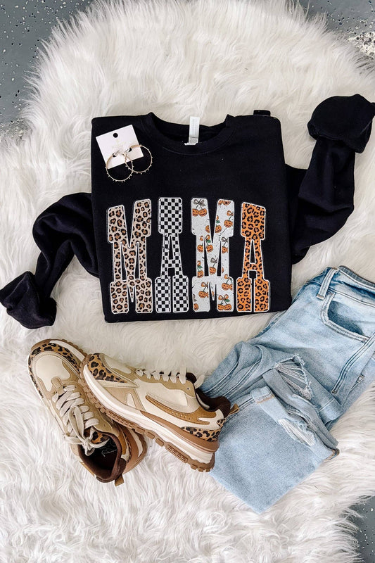 Graphic - Spooky Season Mama Crewneck