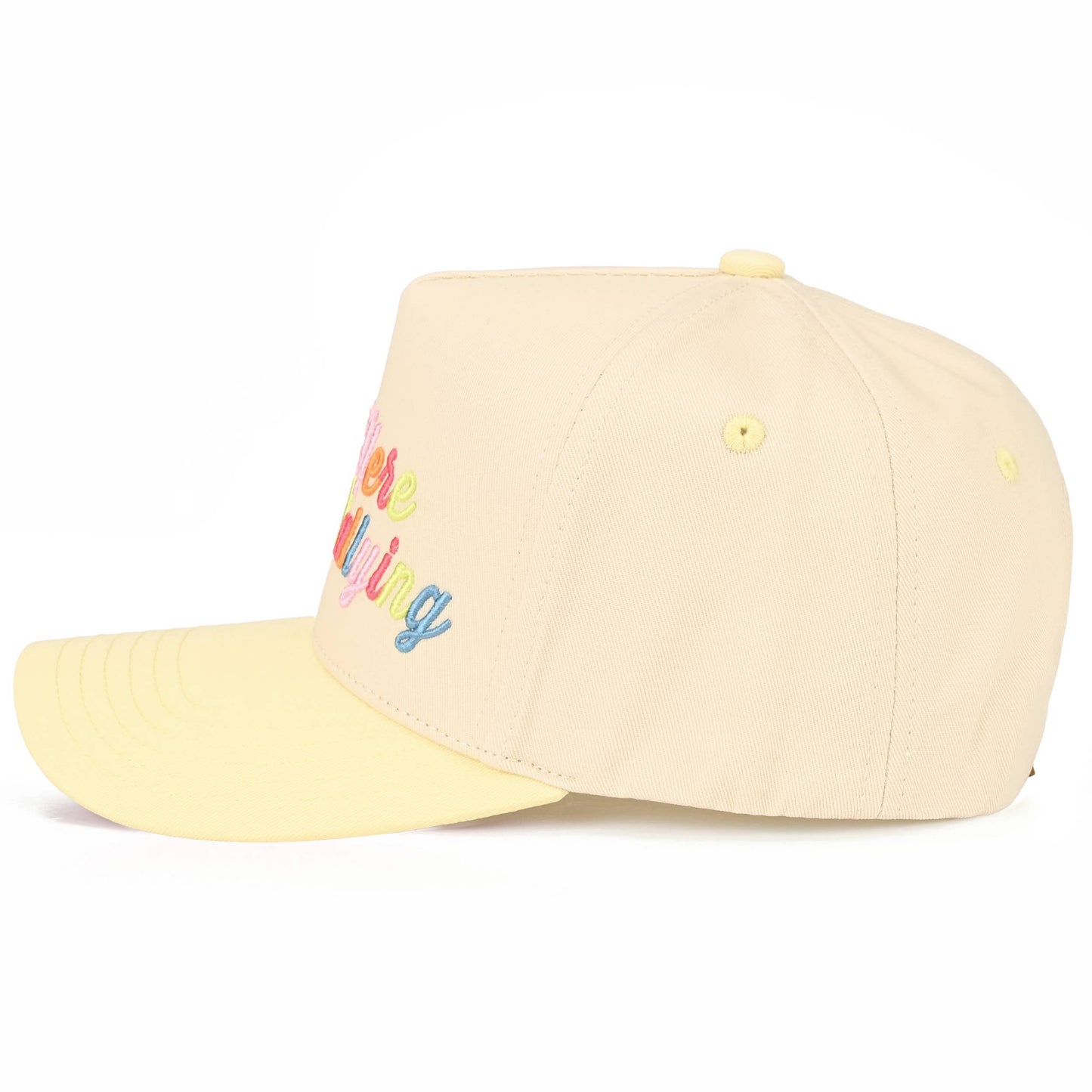 Trucker Hat - Out Here Dilly Dallying in Yellow