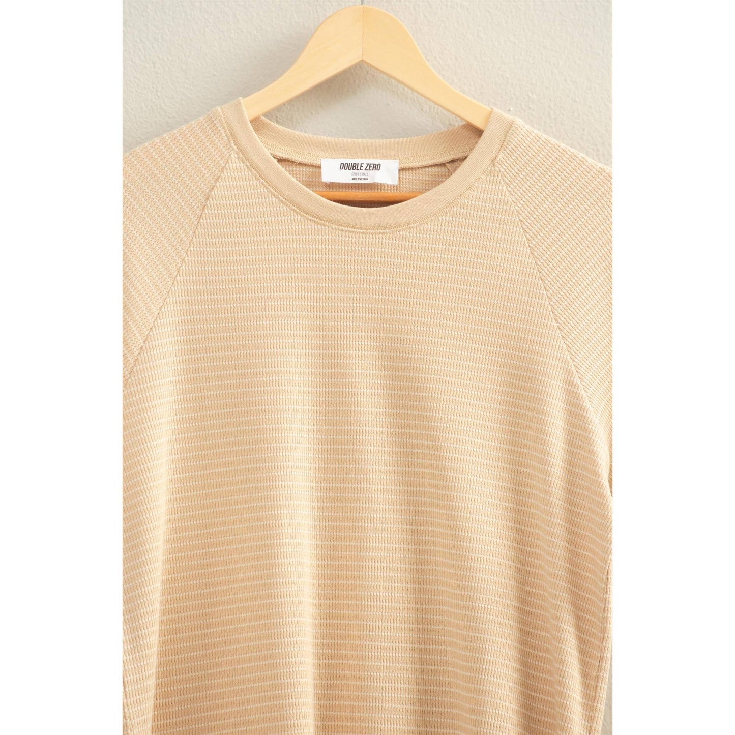Striped Raglan Top in Cream