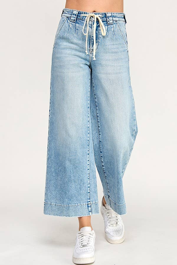 High Rise Trouser Wide Leg Denim