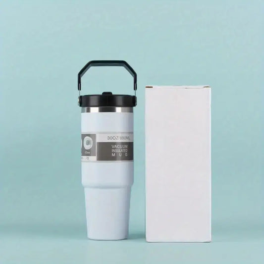 30oz Stainless Steel Insulated Tumbler in White