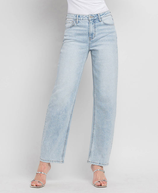 Super High Rise Barrel Leg Denim