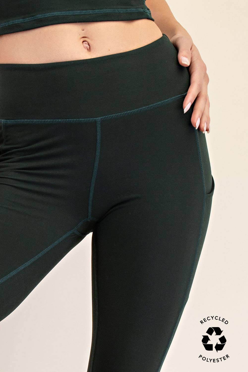Basic Butter Soft Full Length Leggings in Black