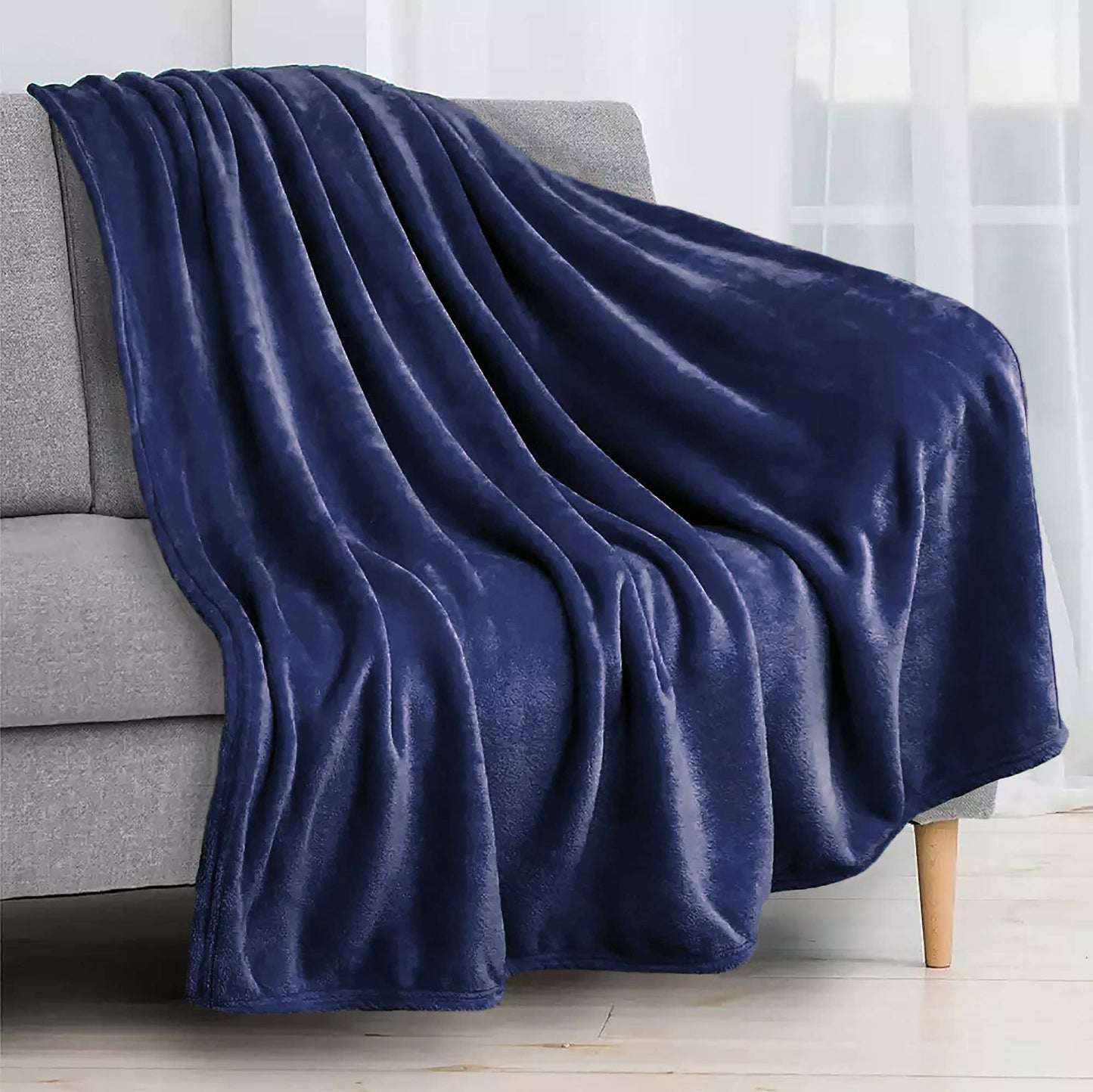 DOORBUSTER - Soft Cozy Blanket in Navy
