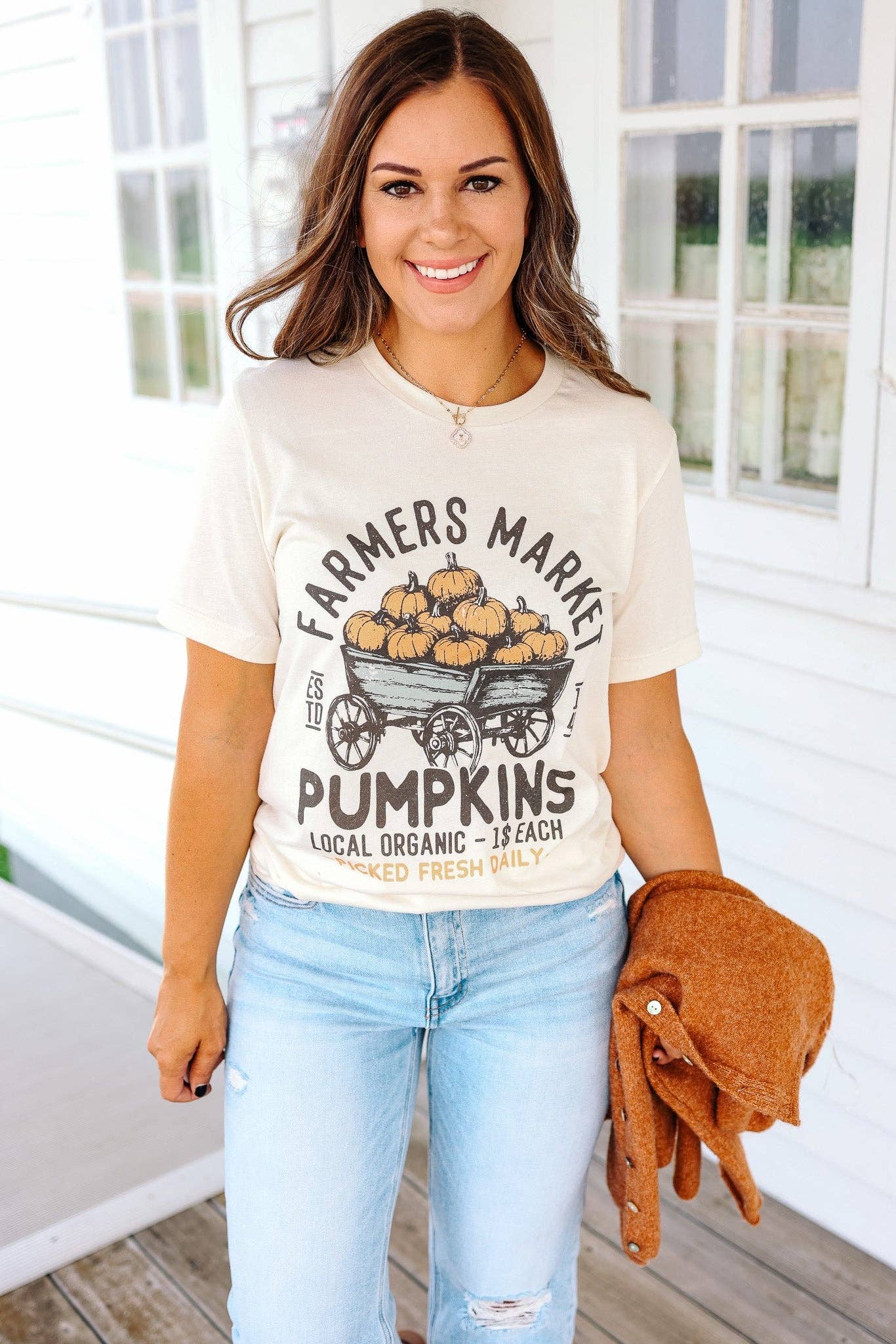 Graphic - Pumpkin Wagon in Natural