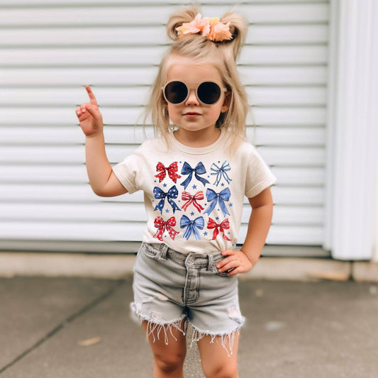 Kid Graphic - Patriotic Bows