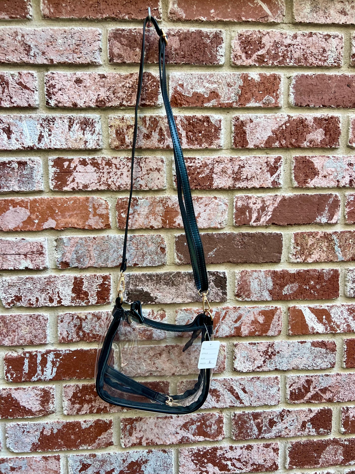 Event Clear Crossbody in Black