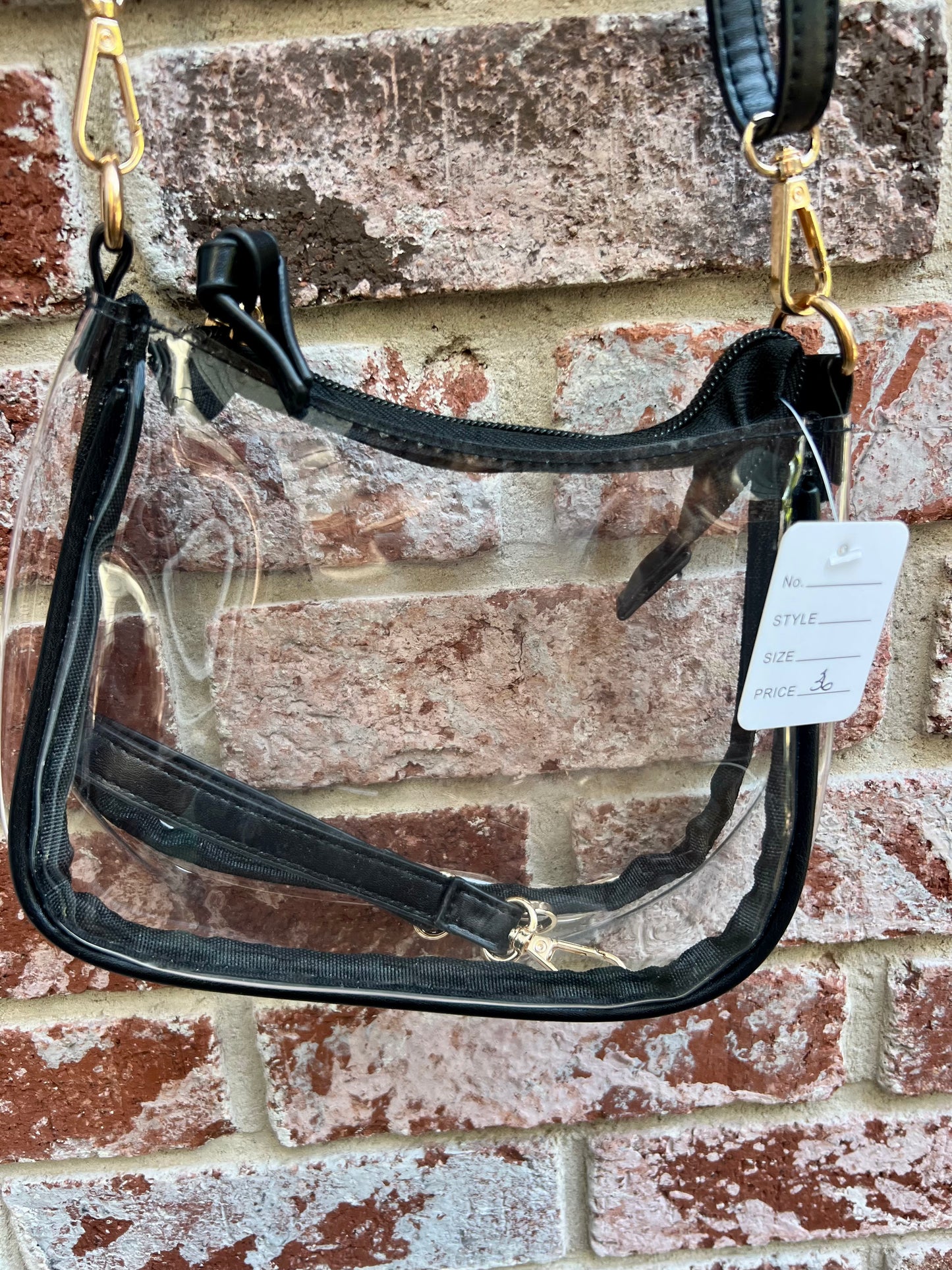 Event Clear Crossbody in Black