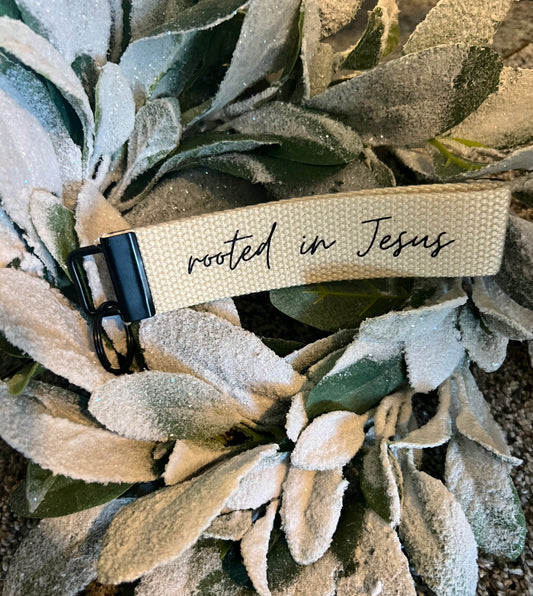 Keychain Wristlet - Rooted in Jesus