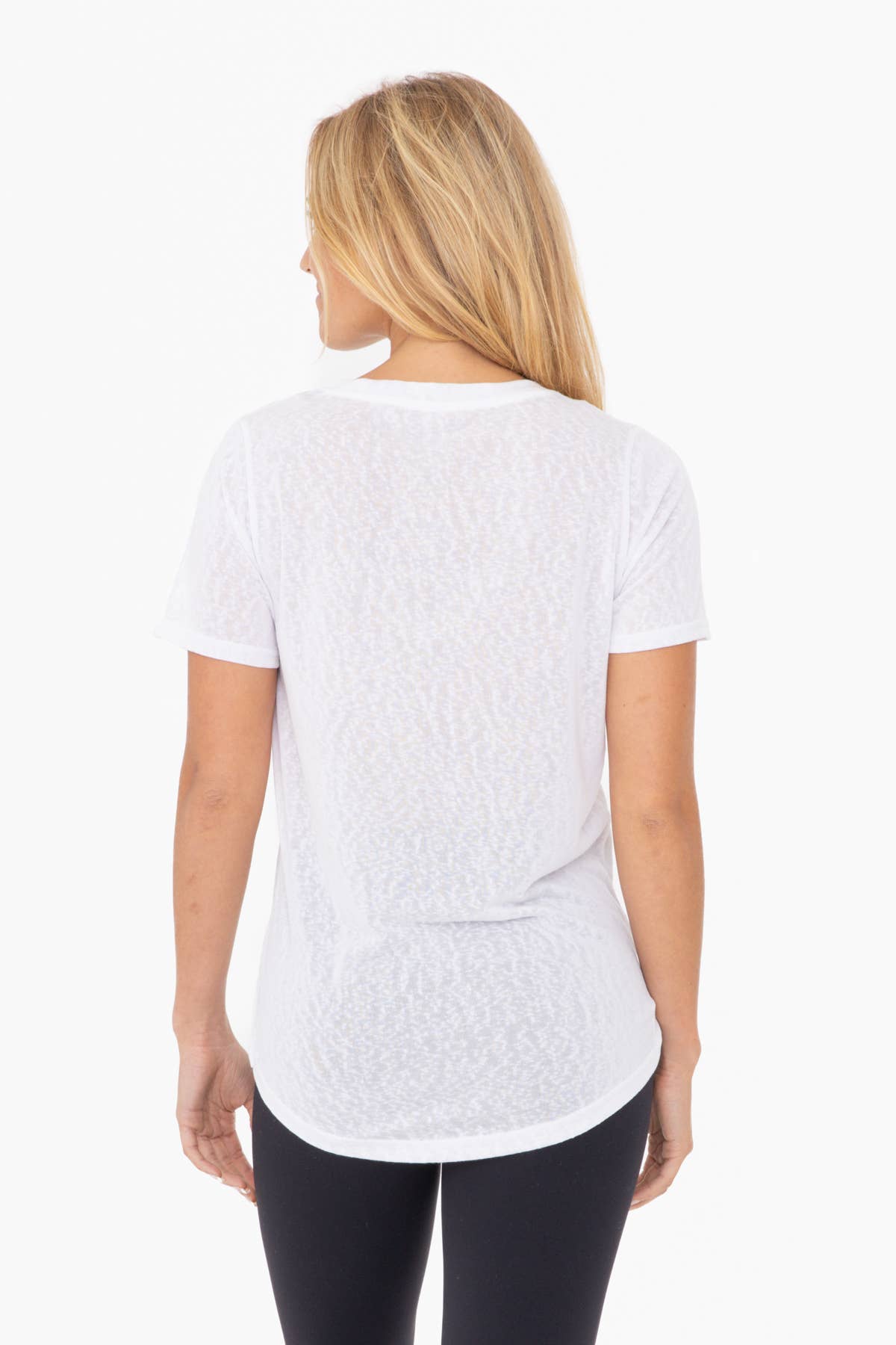 Classic V-Neck Tee in White