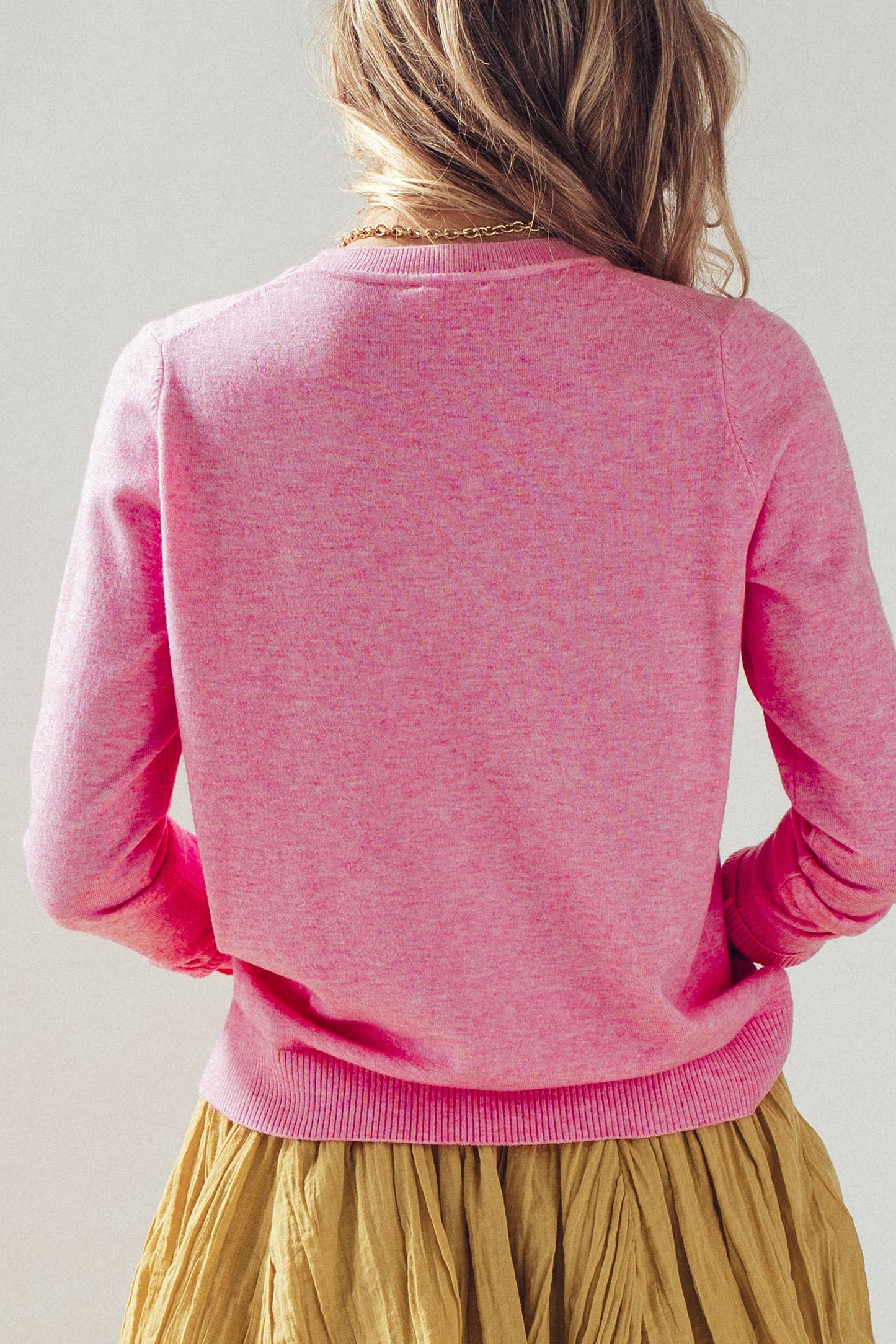 Soft Crewneck in Pink