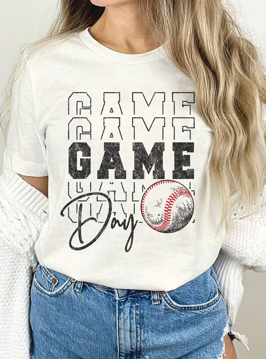 Graphic - Baseball Game Day in Natural