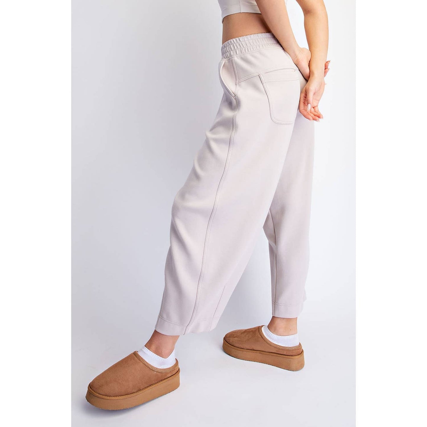 Barrel Scuba Lounge Pants in Cream