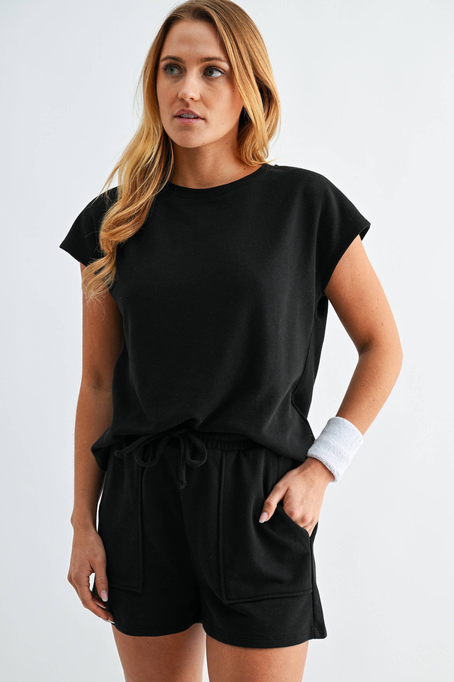 French Terry Comfort Set in Black