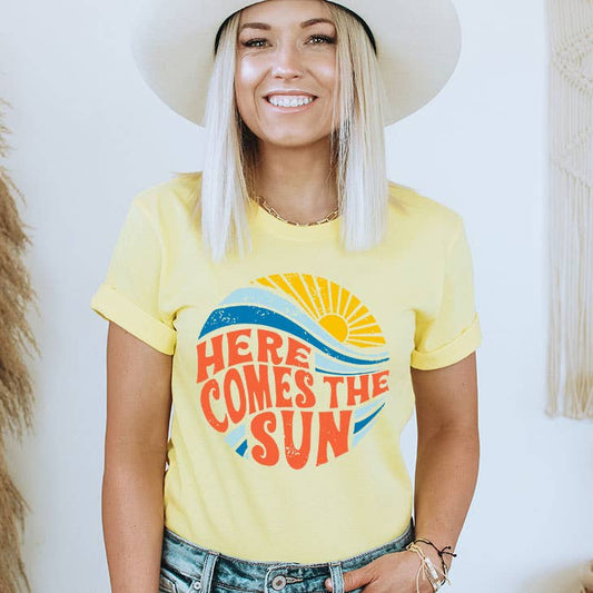 Graphic - Here Comes The Sun in Yellow