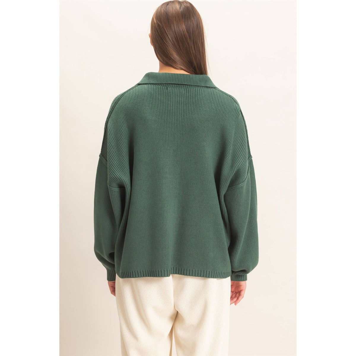 Oversized Cardigan in Green