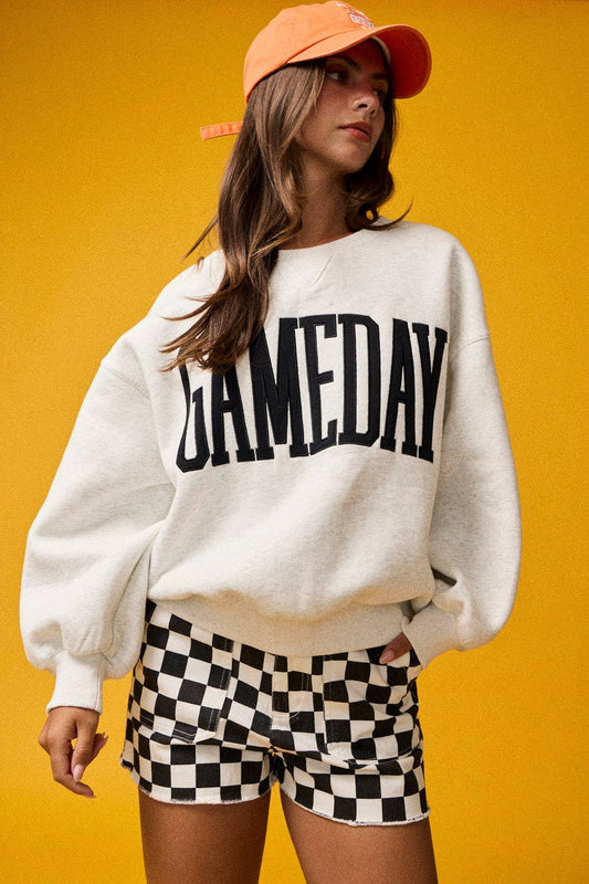 Graphic - Gameday Sweatshirt in White