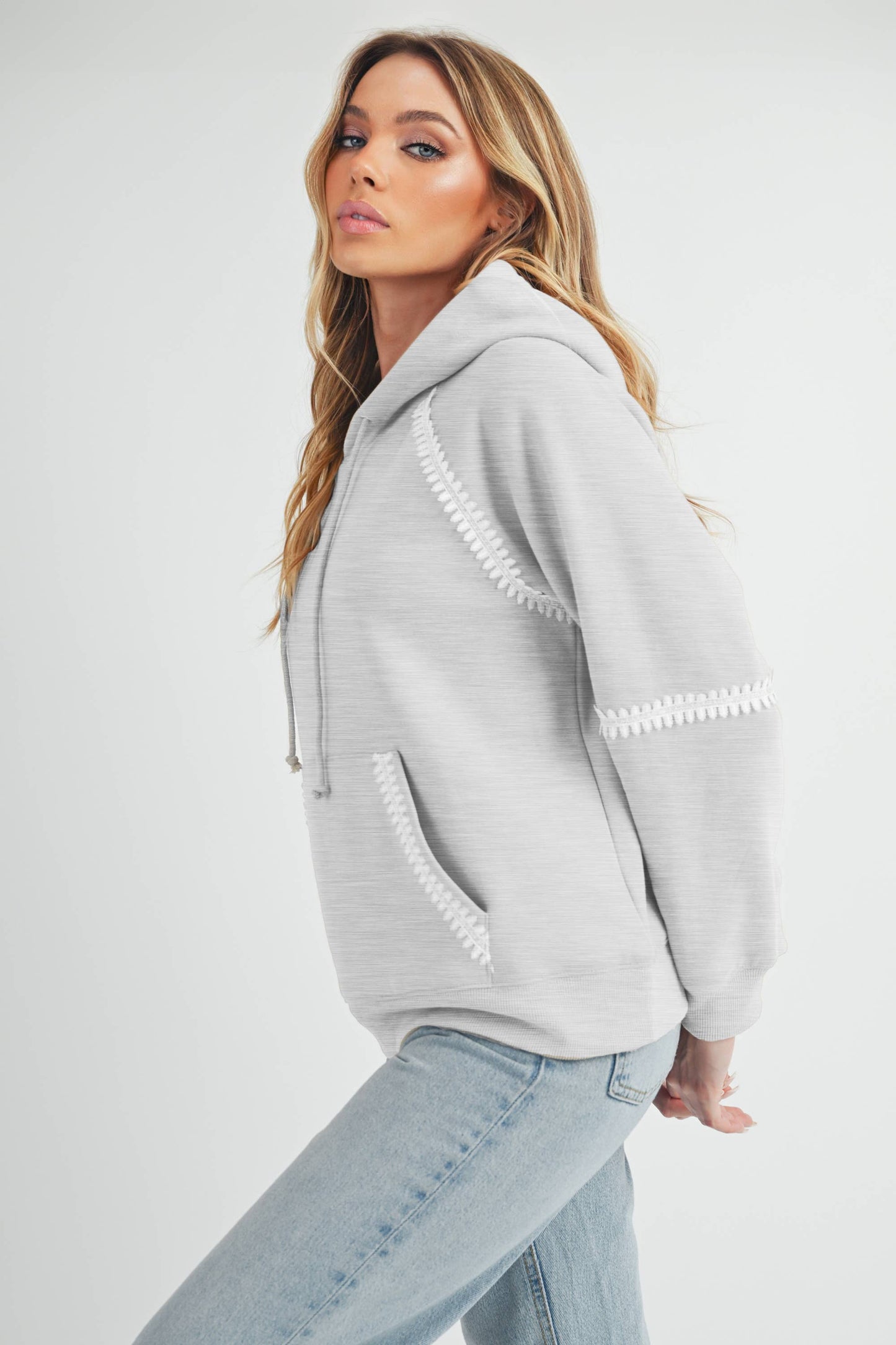 Didi Contemporary Hoodie in Heather Gray