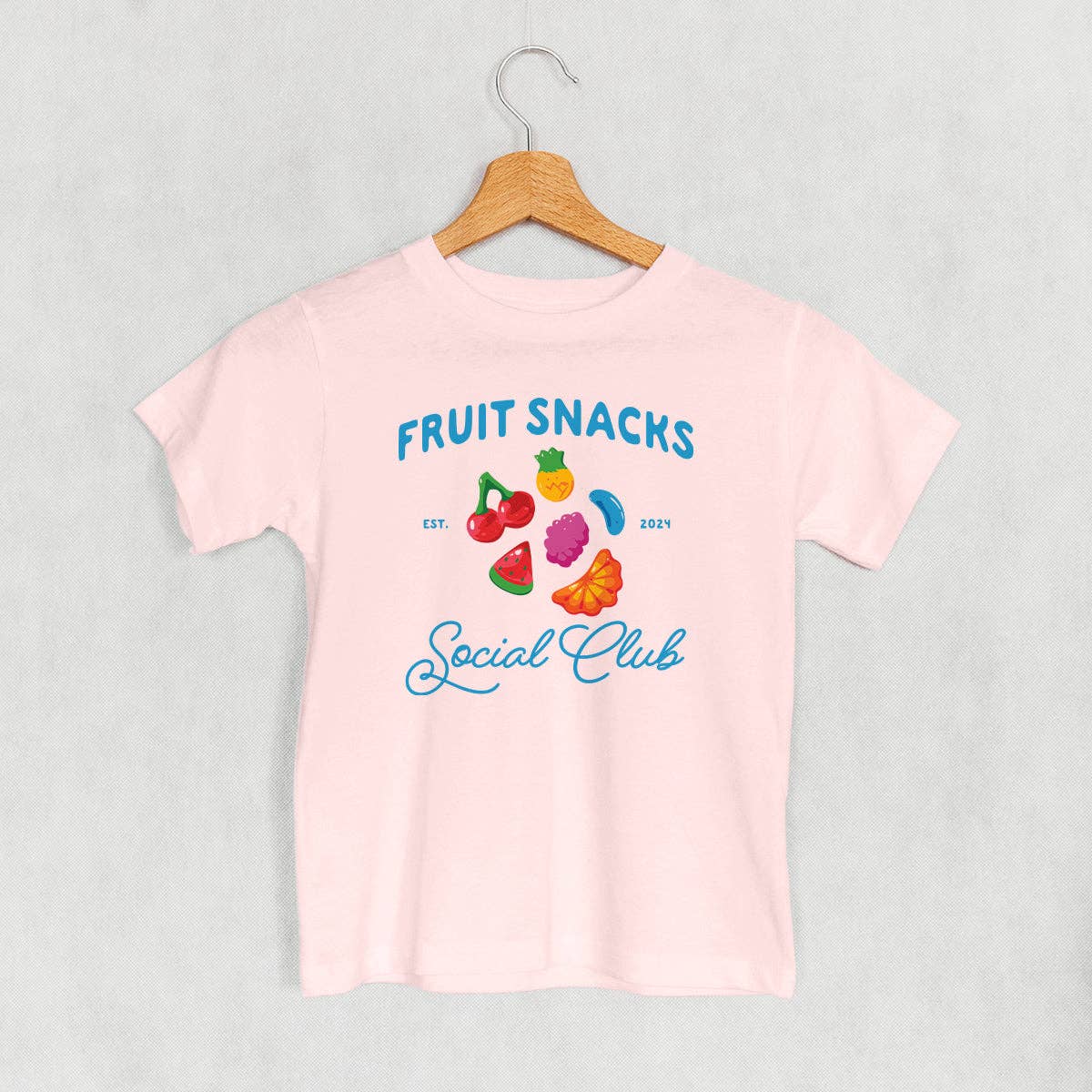 Kid Graphic - Fruit Snacks Social Club in Pink