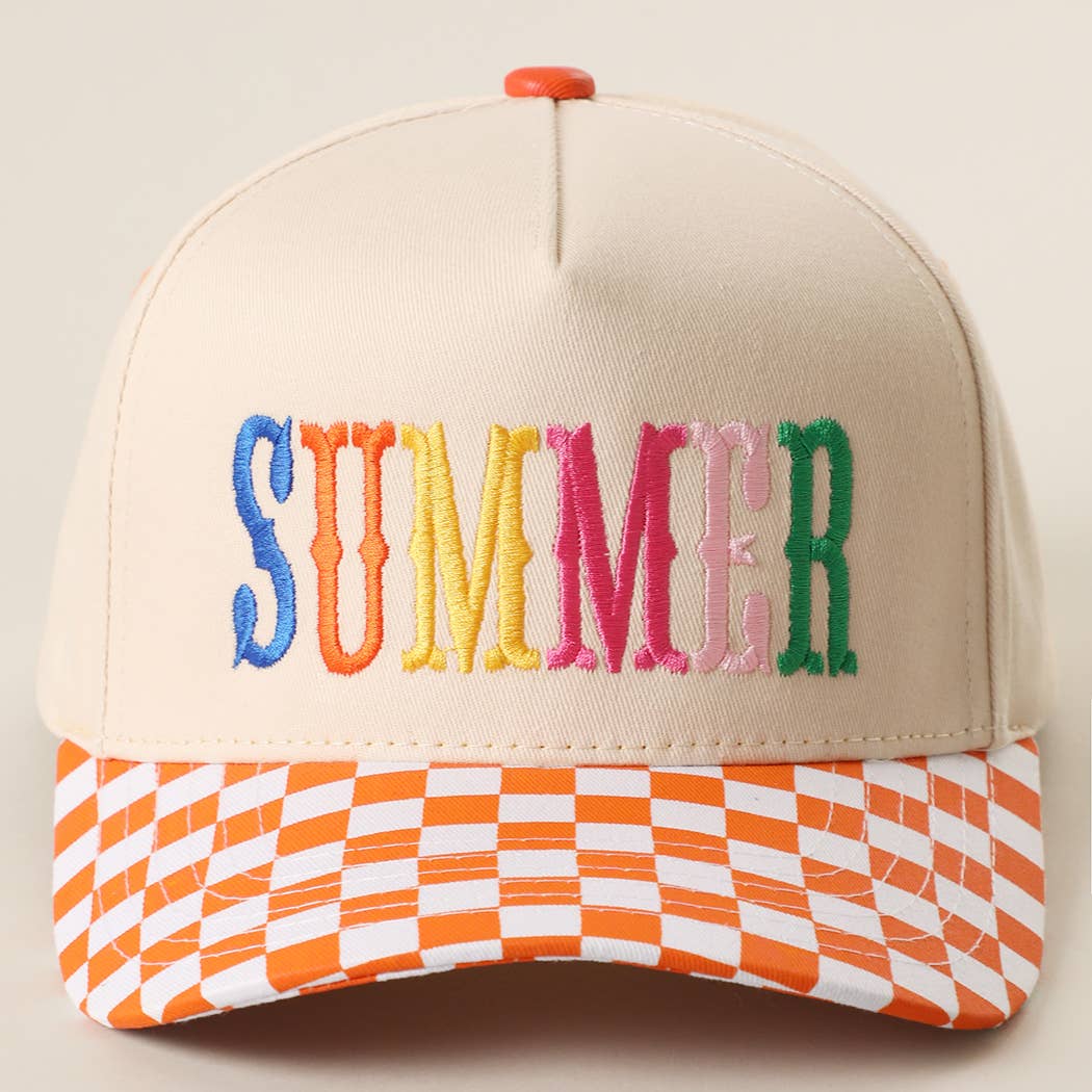 Trucker Hat - Summer in Orange