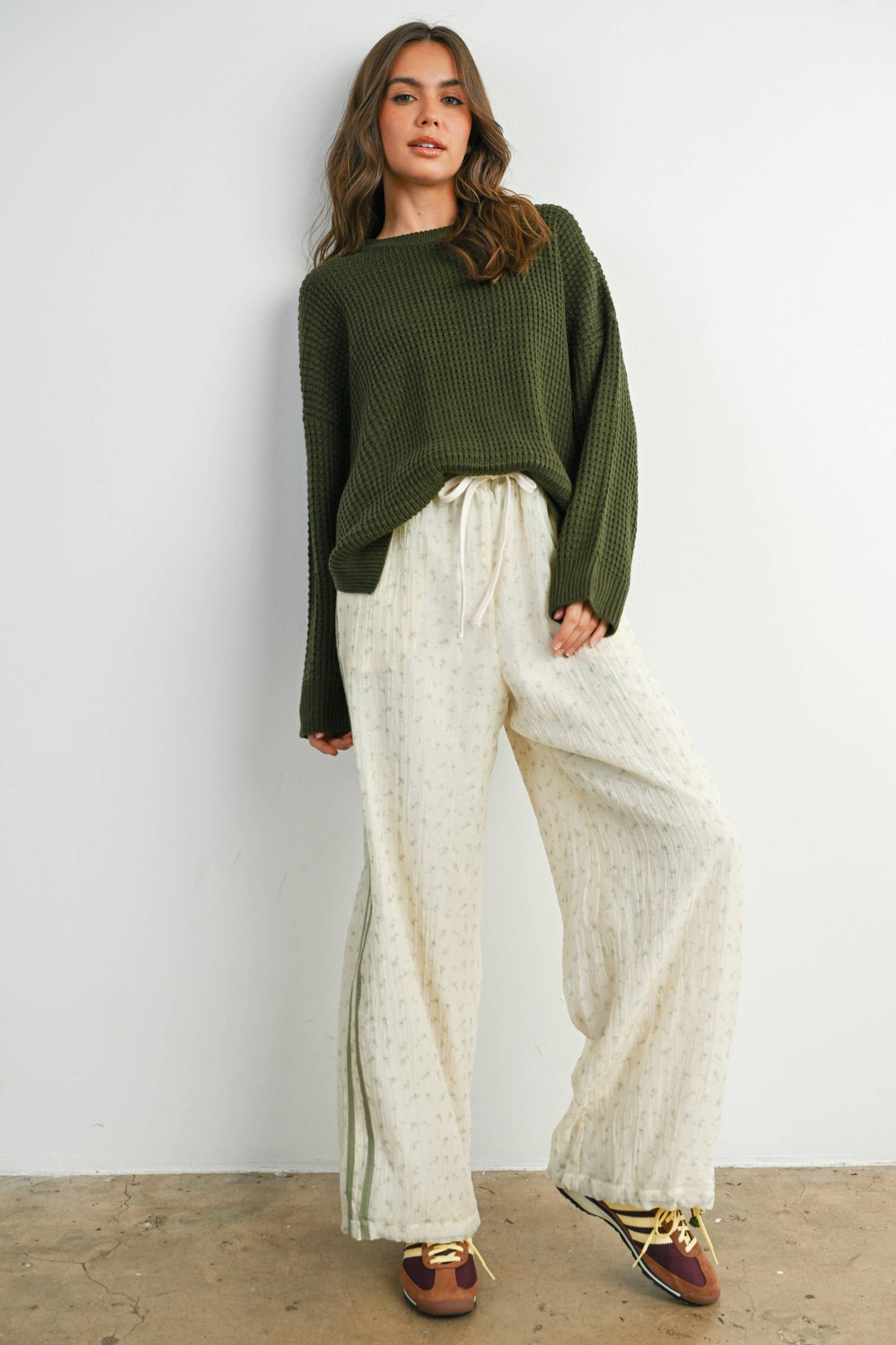 Classic Long Sleeve Top in Olive