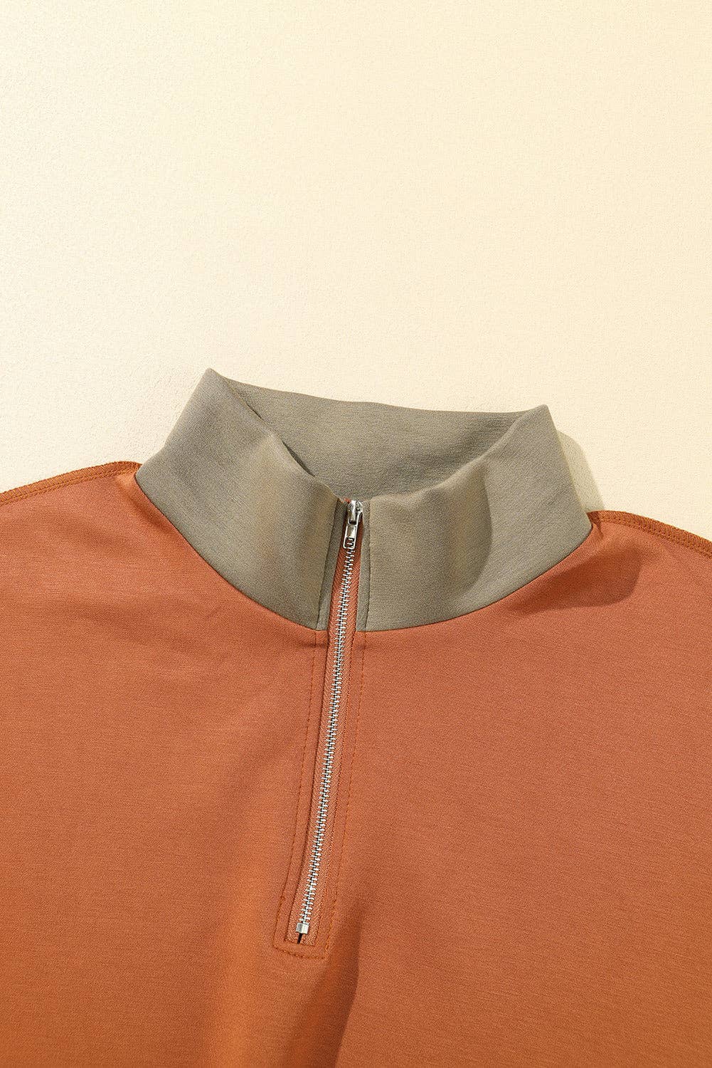 Quarter Zip Color Block