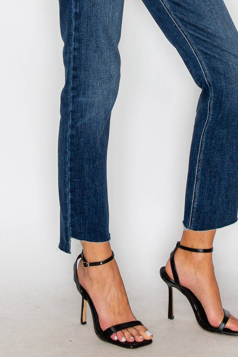 Tummy Control High Rise Denim in Dark Wash