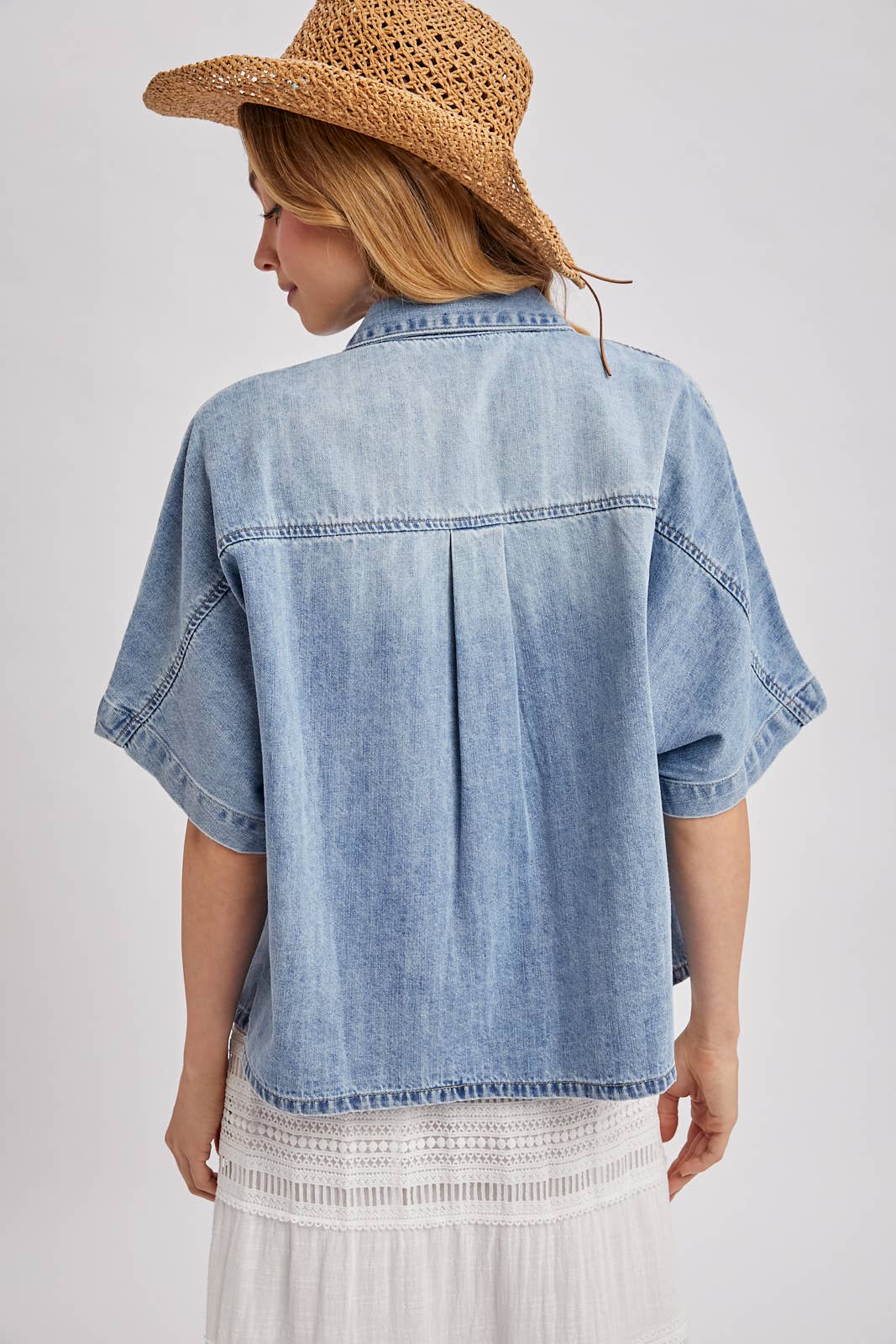 Button Down Denim Shirt