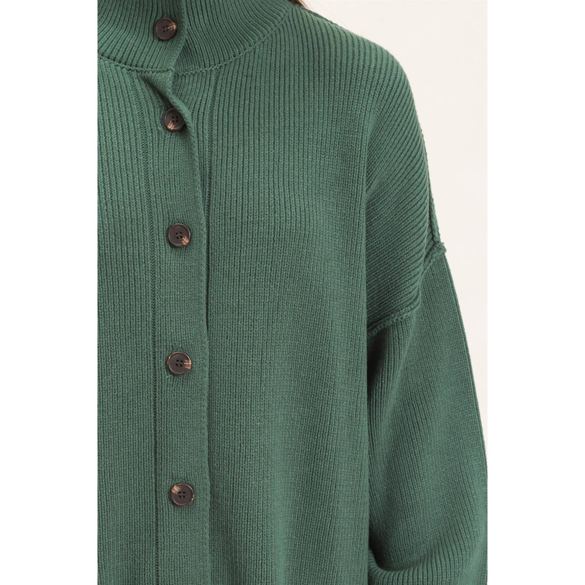 Oversized Cardigan in Green