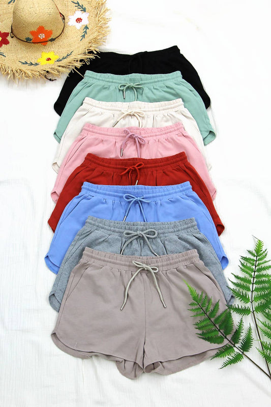 Lounge Shorts in Taupe