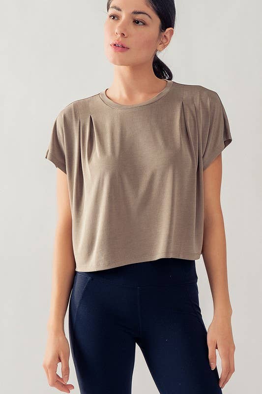 Casual Soft Tee in Mocha